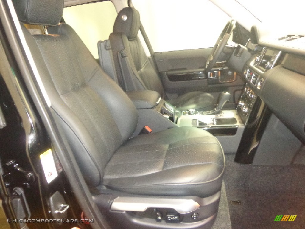 2012 Range Rover Supercharged - Santorini Black Metallic / Jet photo #33