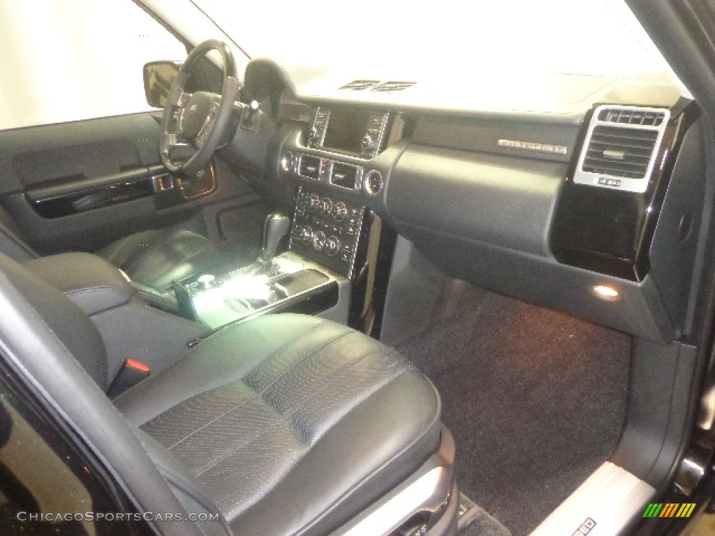 2012 Range Rover Supercharged - Santorini Black Metallic / Jet photo #34