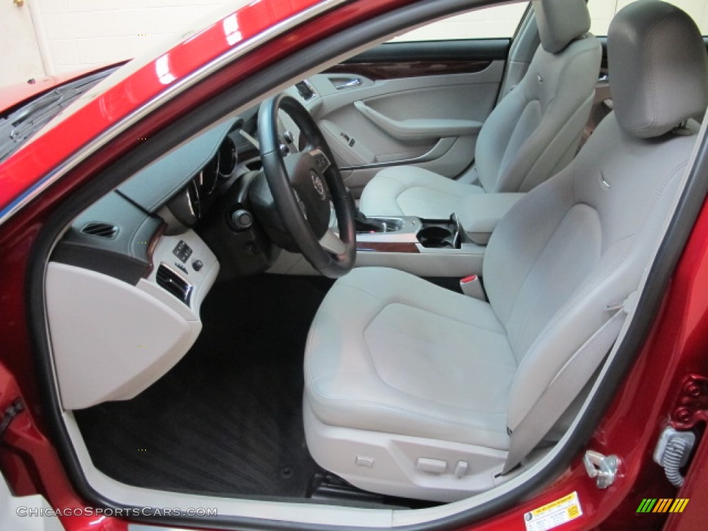 2010 CTS 4 3.6 AWD Sedan - Crystal Red Tintcoat / Light Titanium/Ebony photo #15