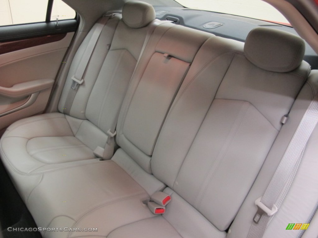 2010 CTS 4 3.6 AWD Sedan - Crystal Red Tintcoat / Light Titanium/Ebony photo #17