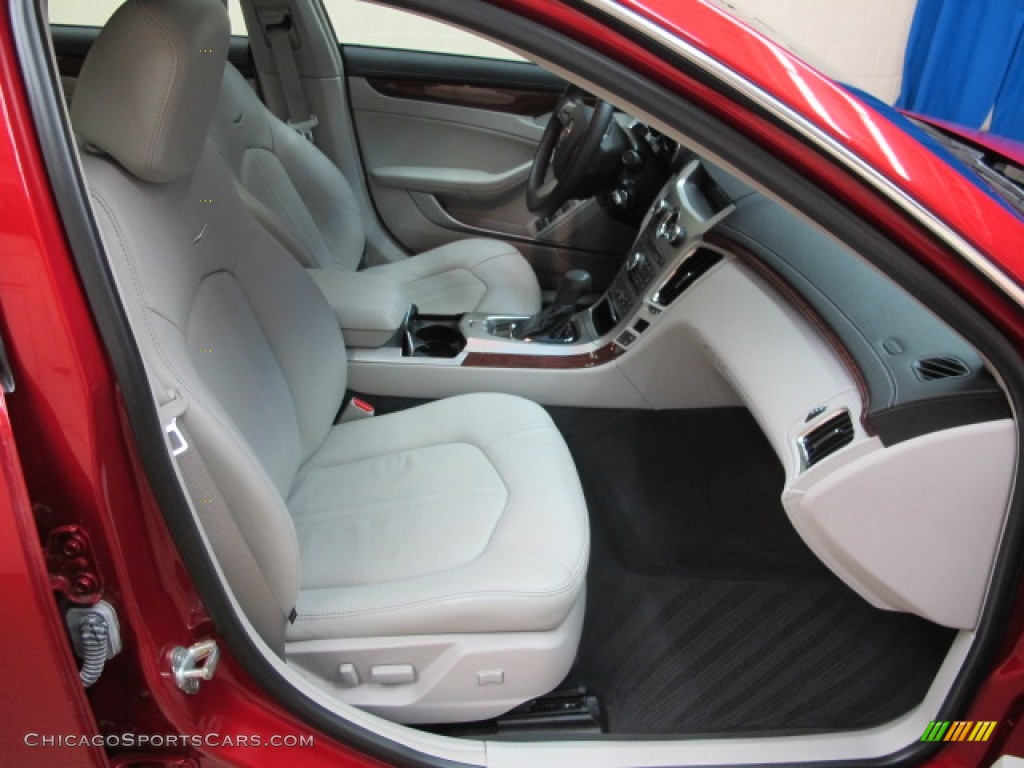 2010 CTS 4 3.6 AWD Sedan - Crystal Red Tintcoat / Light Titanium/Ebony photo #20