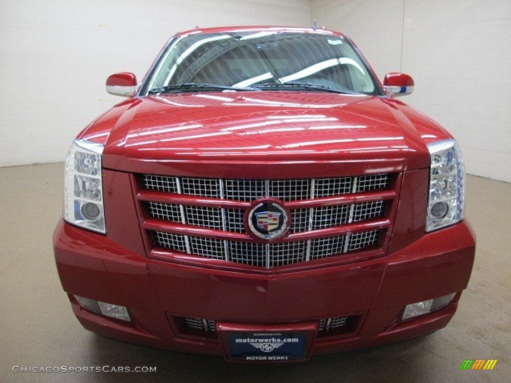 2014 Escalade Premium AWD - Crystal Red Tintcoat / Cashmere/Cocoa photo #2