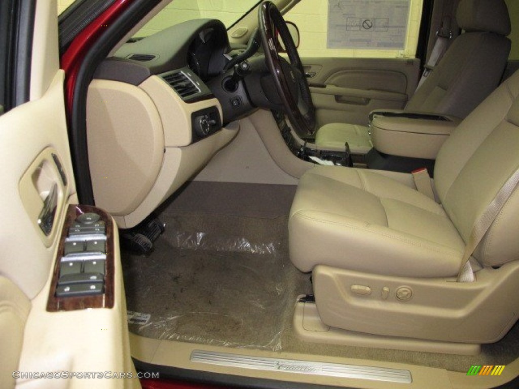 2014 Escalade Premium AWD - Crystal Red Tintcoat / Cashmere/Cocoa photo #10
