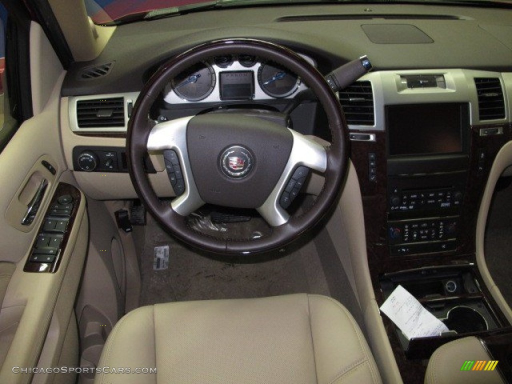 2014 Escalade Premium AWD - Crystal Red Tintcoat / Cashmere/Cocoa photo #19