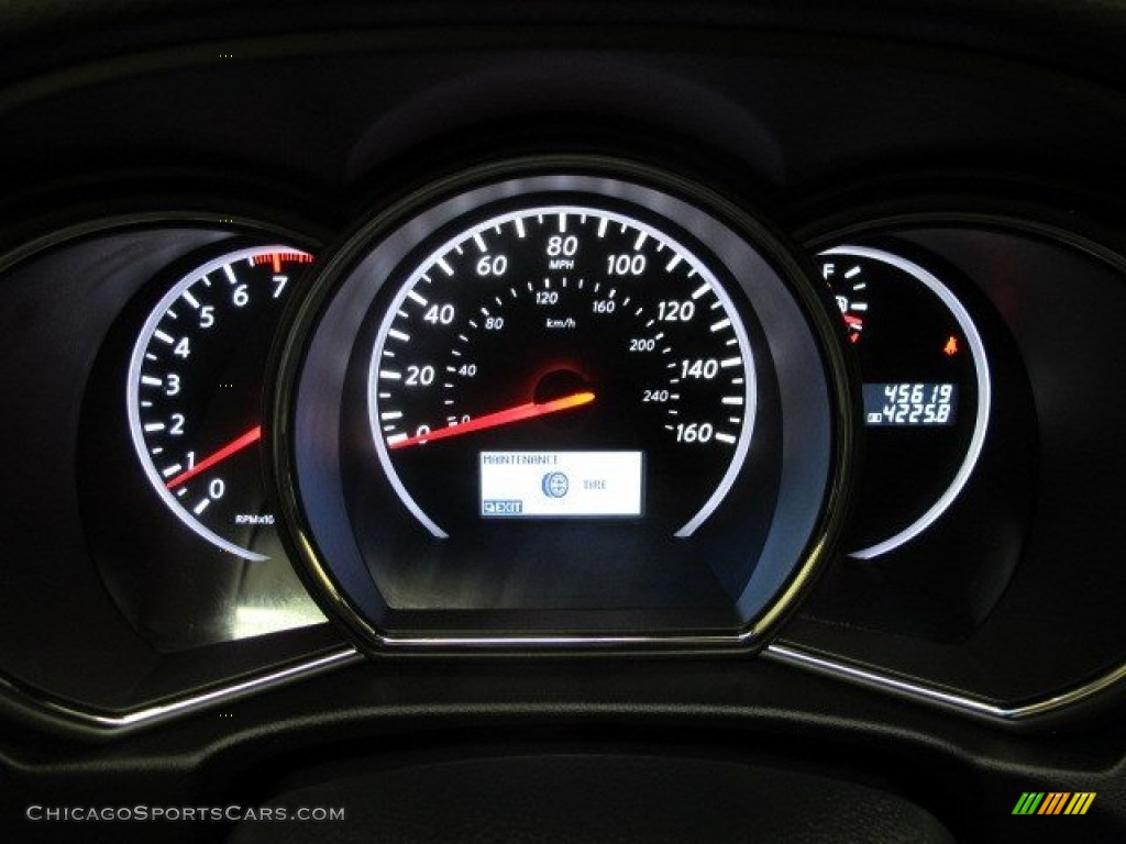 2011 Murano SL AWD - Platinum Graphite / Black photo #28