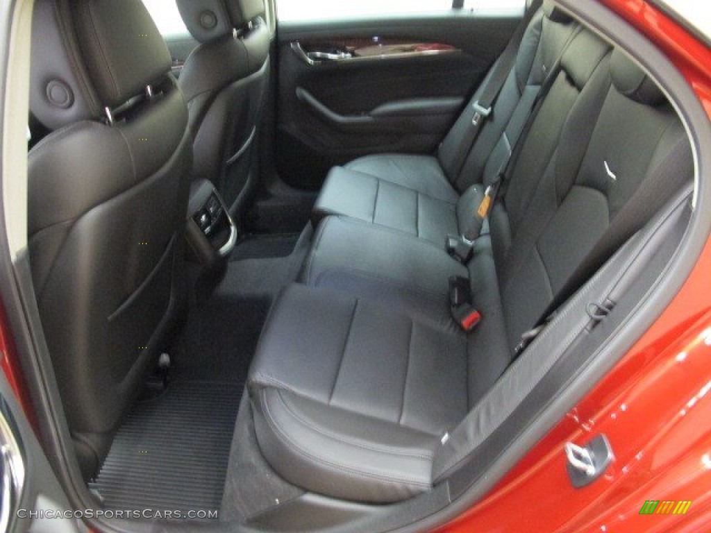 2014 CTS Luxury Sedan AWD - Red Obsession Tintcoat / Ebony/Ebony photo #11