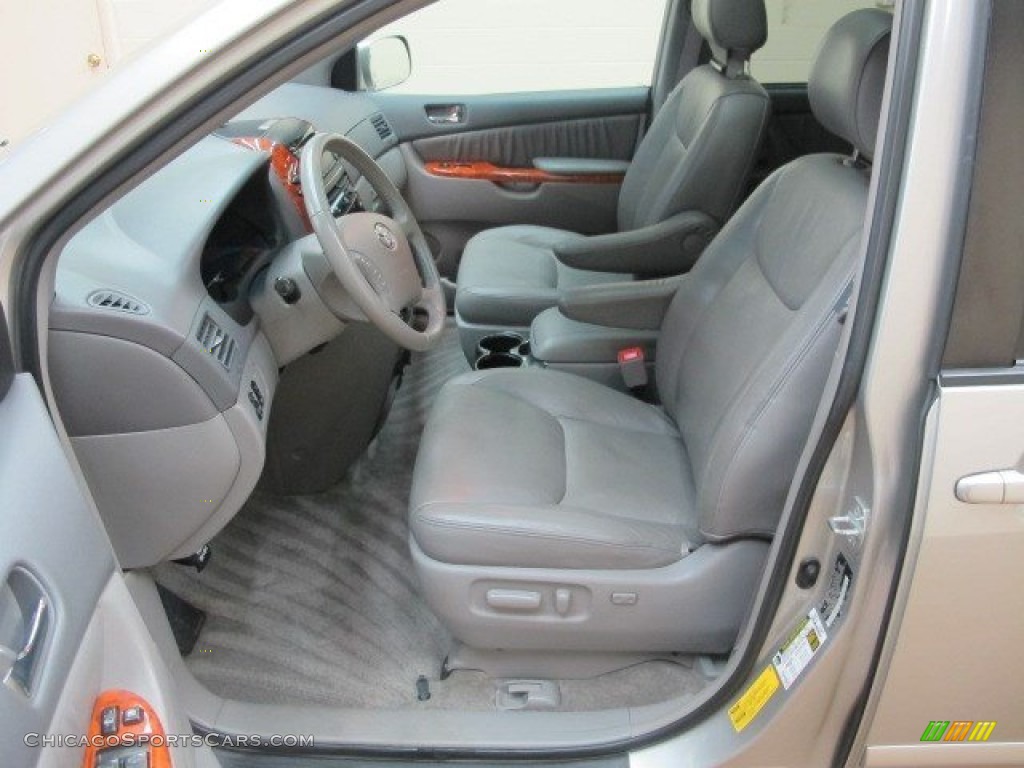 2007 Sienna XLE - Silver Shadow Pearl / Taupe photo #16