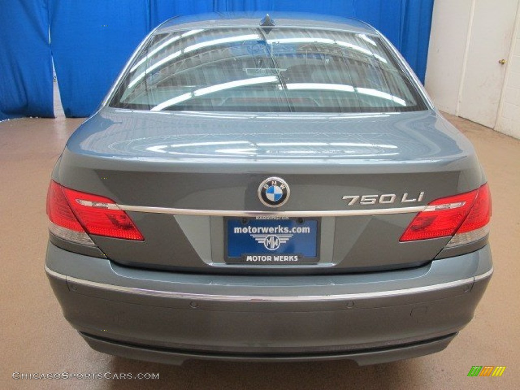 2008 7 Series 750Li Sedan - Titanium Grey Metallic / Black photo #7