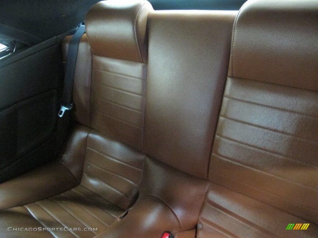 2010 Mustang V6 Premium Convertible - Red Candy Metallic / Saddle photo #19