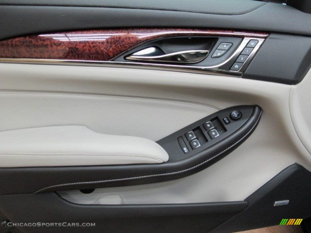 2014 CTS Sedan AWD - Phantom Gray Metallic / Light Platinum/Jet Black photo #24