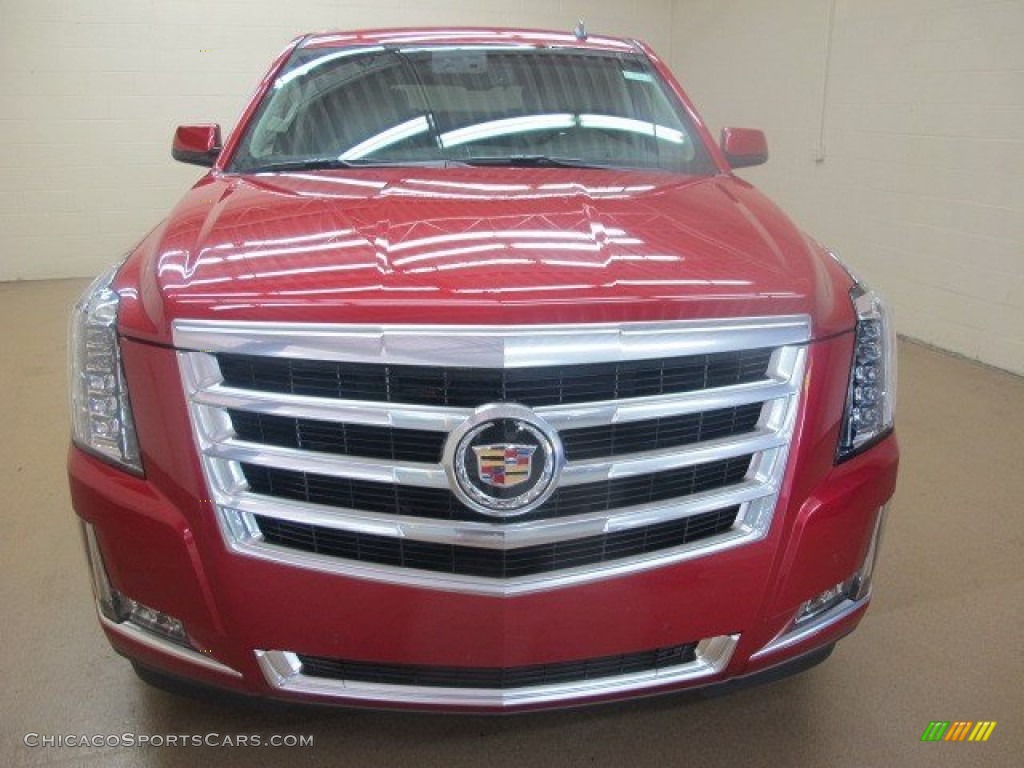 2015 Escalade Luxury 4WD - Crystal Red Tintcoat / Shale/Cocoa photo #2