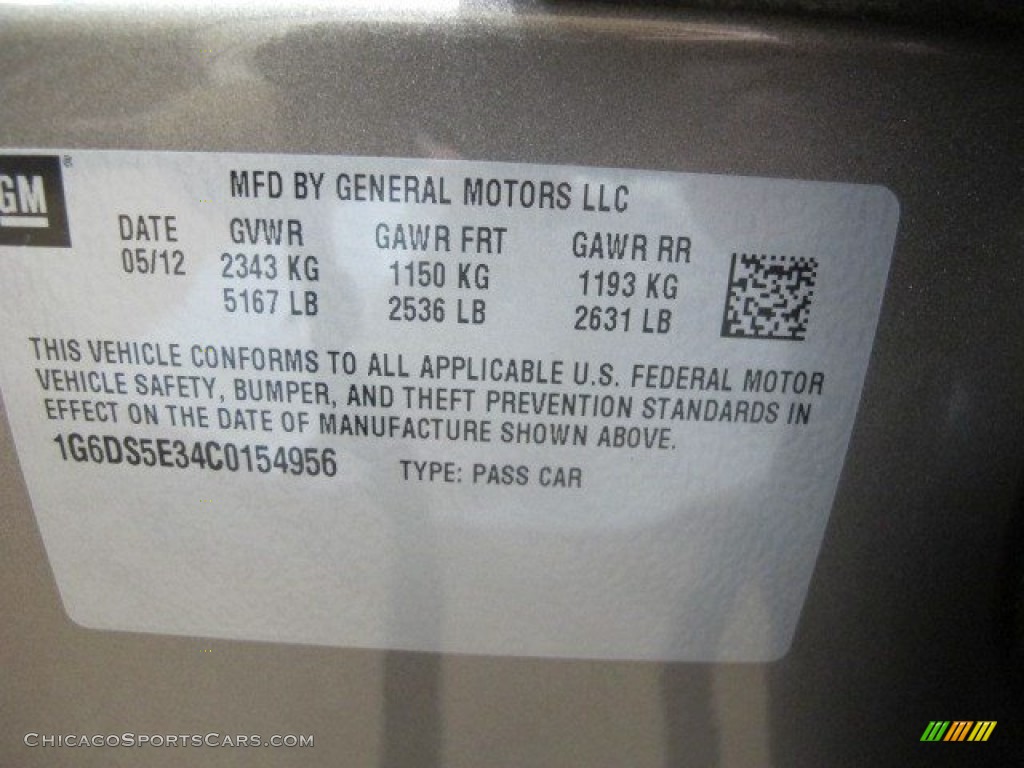 2012 CTS 4 3.6 AWD Sedan - Mocha Steel Metallic / Cashmere/Cocoa photo #41