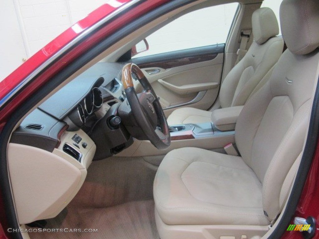 2013 CTS 4 3.0 AWD Sedan - Crystal Red Tintcoat / Cashmere/Cocoa photo #17