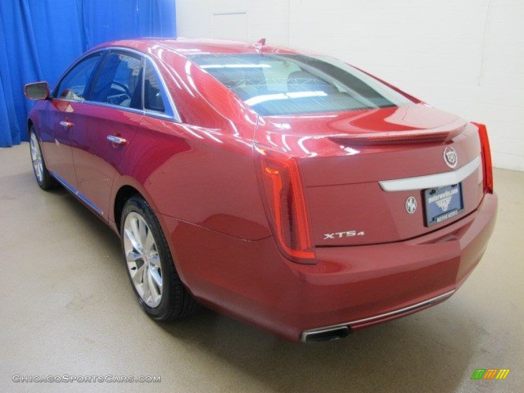 2013 XTS Luxury AWD - Crystal Red Tintcoat / Shale/Cocoa photo #6