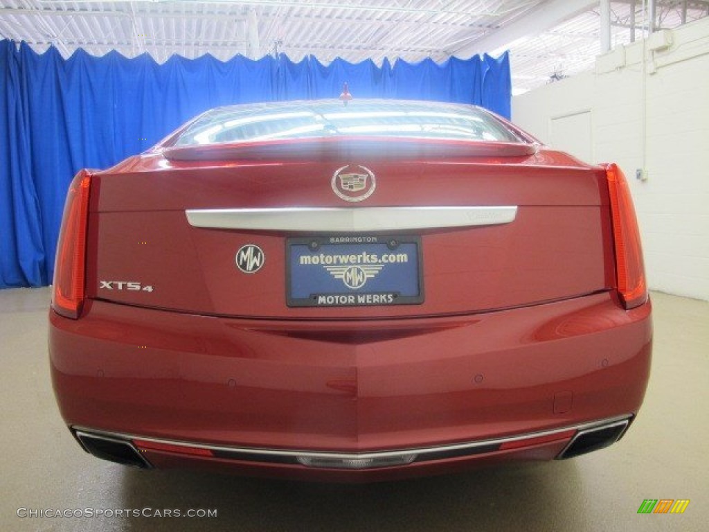 2013 XTS Luxury AWD - Crystal Red Tintcoat / Shale/Cocoa photo #8