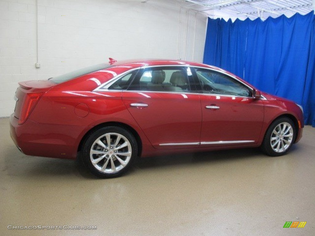 2013 XTS Luxury AWD - Crystal Red Tintcoat / Shale/Cocoa photo #10