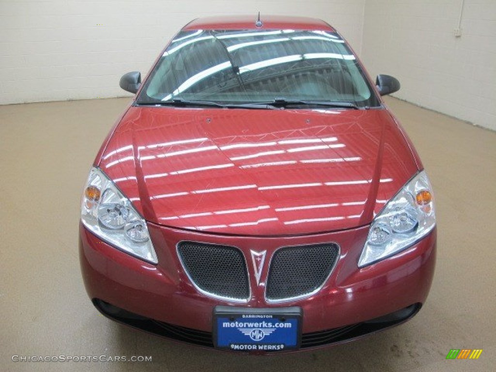 2008 G6 V6 Sedan - Performance Red Metallic / Ebony Black photo #2