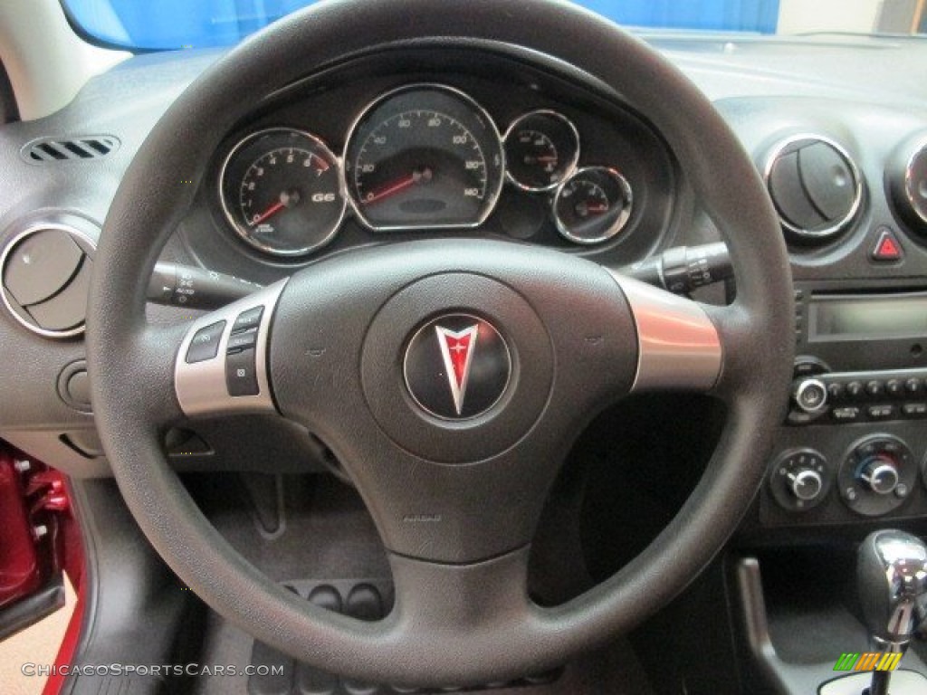 2008 G6 V6 Sedan - Performance Red Metallic / Ebony Black photo #33