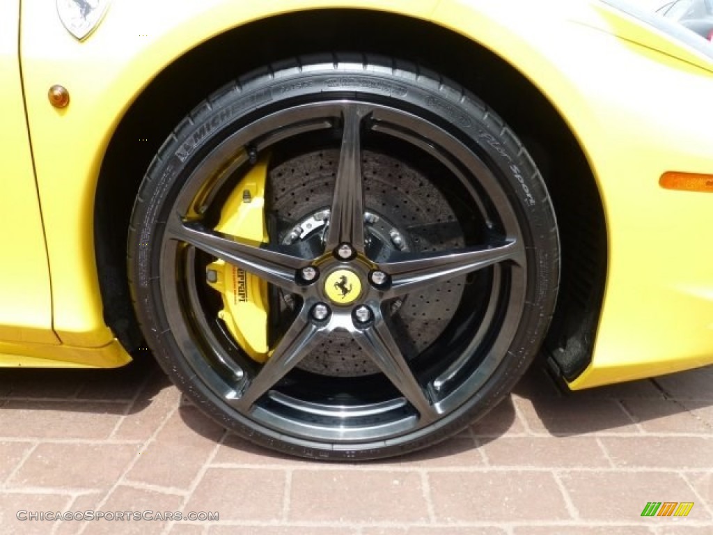 2011 458 Italia - Giallo Modena (Yellow) / Nero (Black) photo #14